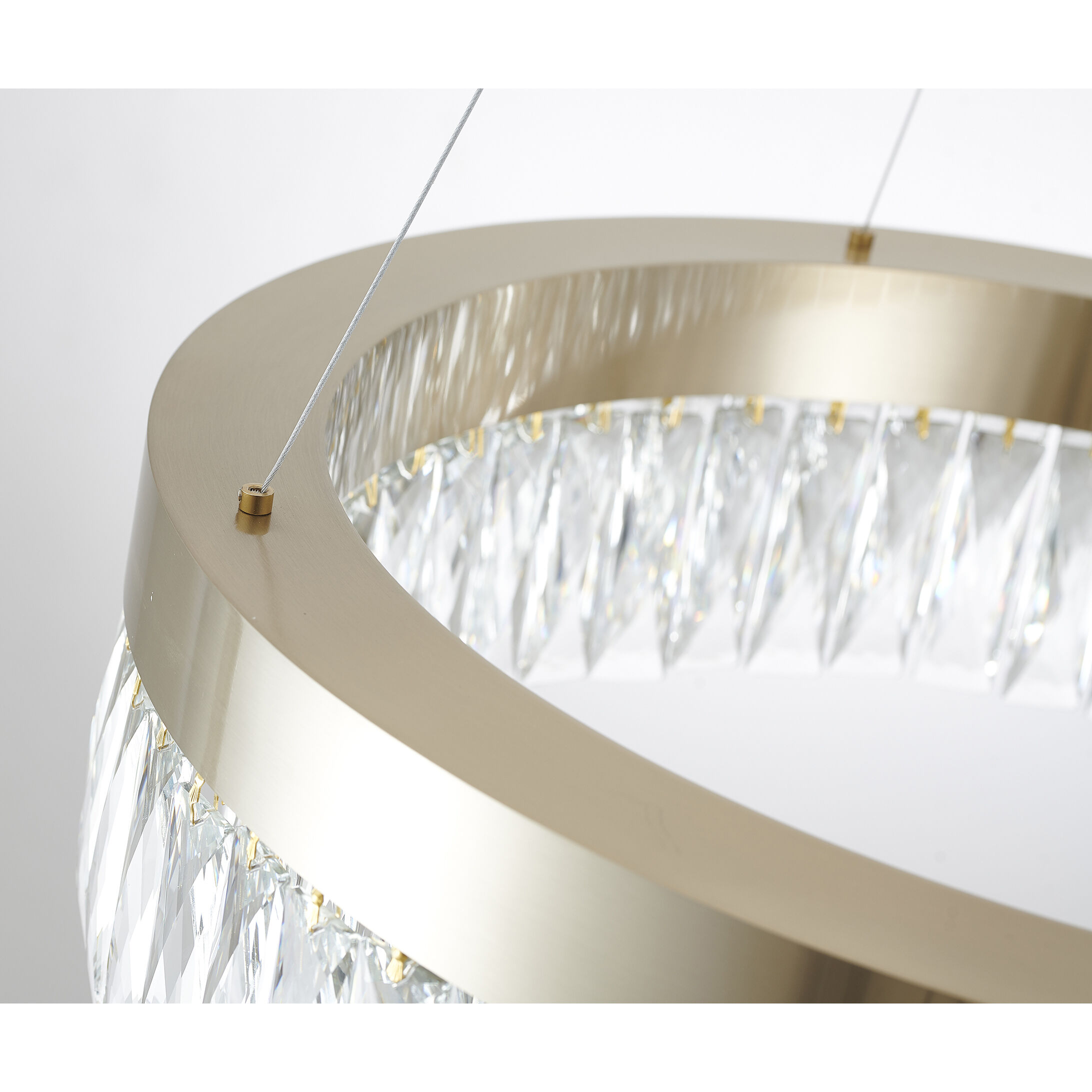 Canada LED 24 inch Gold Chandelier Ceiling Light